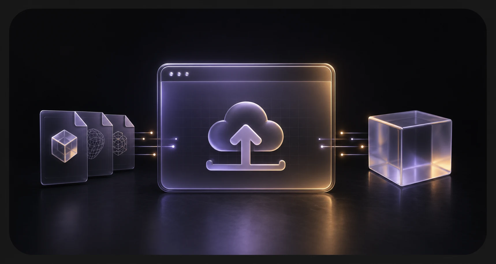 Photo3D source image to GLB workflow visual